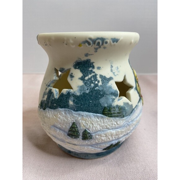 Lang Candle Melting winter magic  Wax Warmer Snowman Christmas Bird - Picture 3 of 6